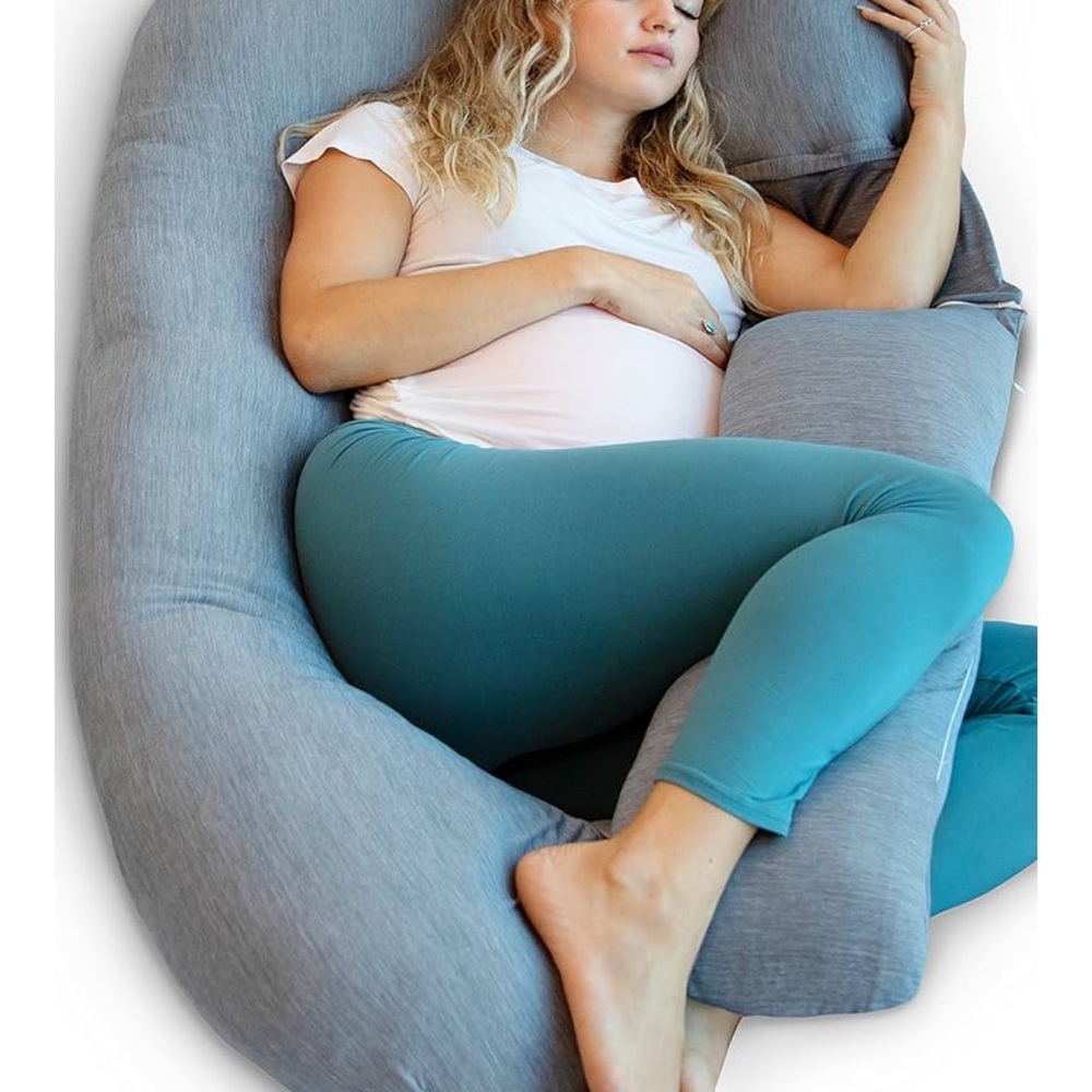 Gray Cooling Pregnancy/Body Pillow